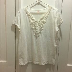 3/$15 NWOT Joe Fresh crochet T-shirt size CL